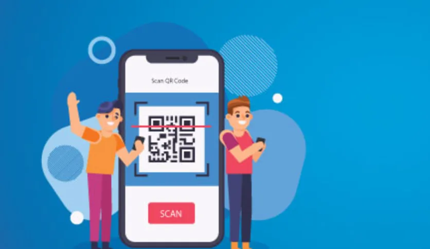 UPI QR Code Payment Gateway plugin banner: customers scanning a UPI QR code on a phone